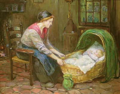 Mother and Child by Cornelis C. Zwaan